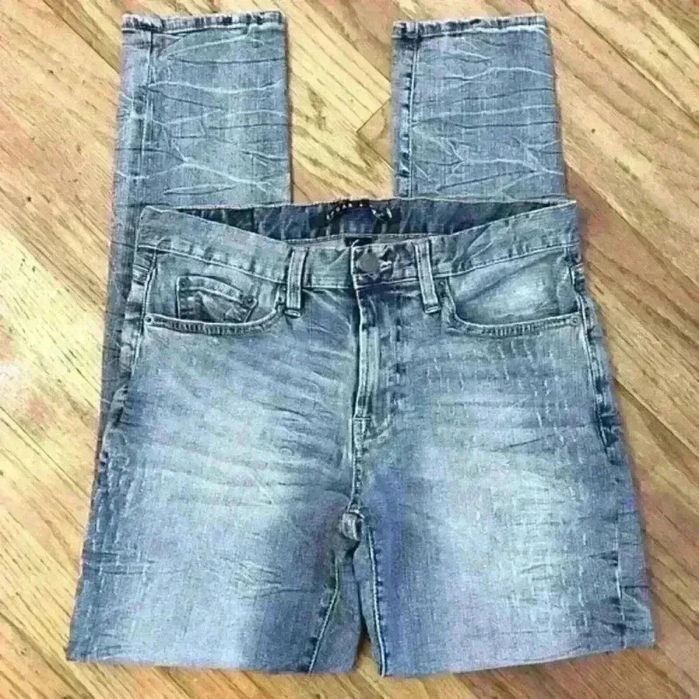 Edgar + Ash slim fit distressed stretch skinny jeans men's size 32X32 ExcellentC